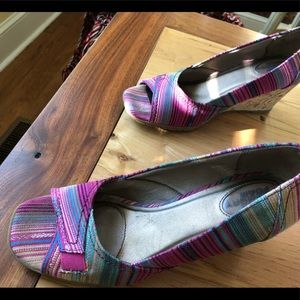 Lifestride cork wedge, size 8.  Gently worn